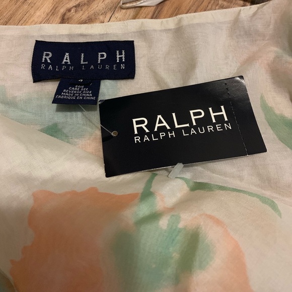 Ralph Lauren black label floral Midi Skirt from early 2000’s NWT - Picture 3 of 4